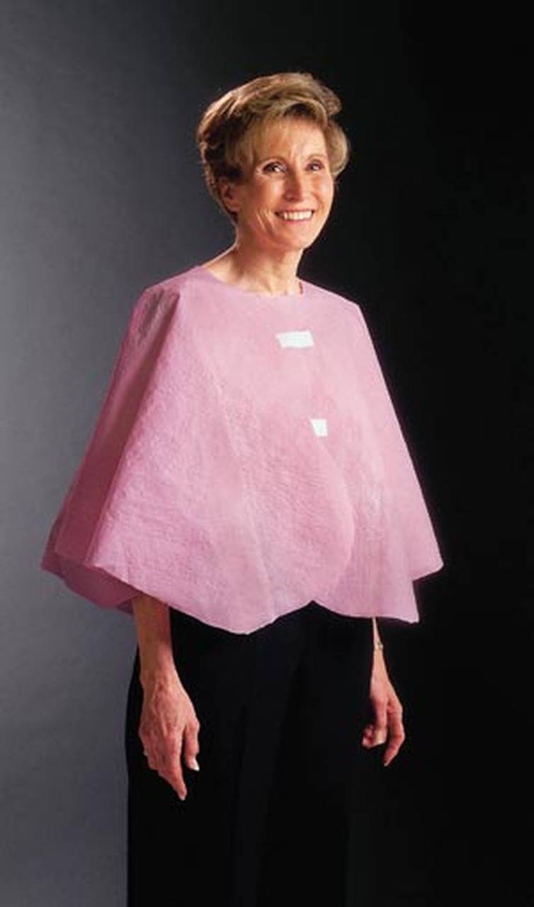 29047 Graham Medical® 48` x 23` Disposable Mauve Exam Poncho